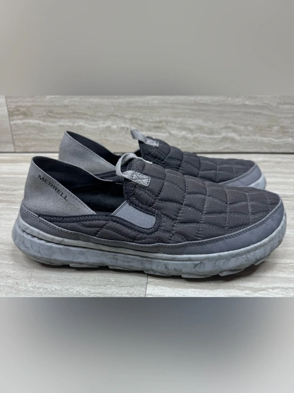 Merrell Hut 2.0 Quilted Ulta Light Slip On Comfort Shoes Mens Size 9